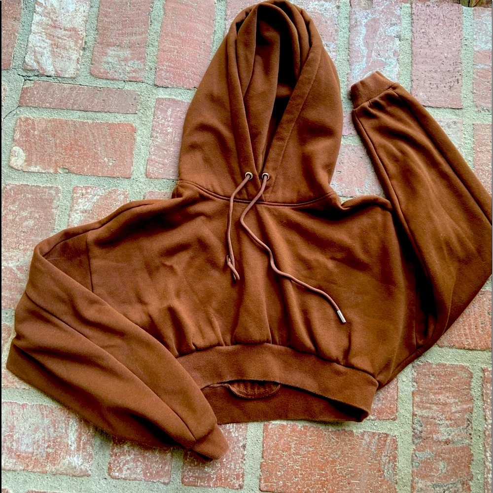 Naked Wardrobe cropped sweatshirt